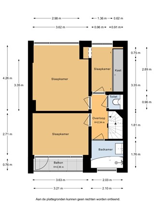 Floor plan - Burgemeester Breebaartlaan 1, 3171 CC Poortugaal 